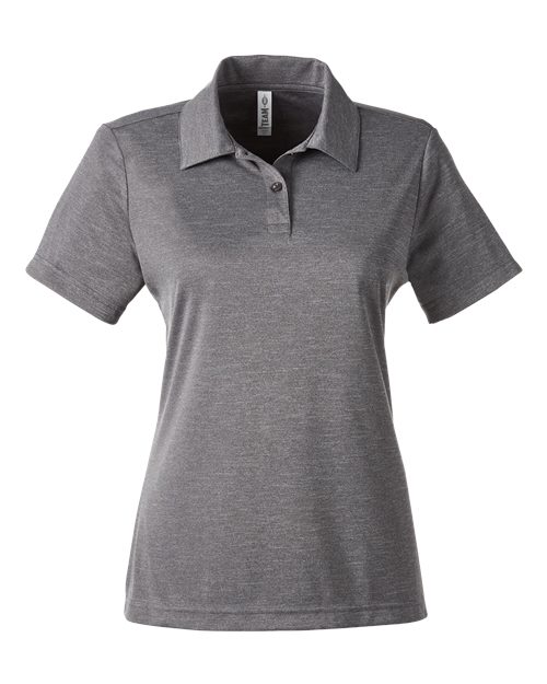 Team 365 Women's Zone Sonic Heather Performance Polo-1