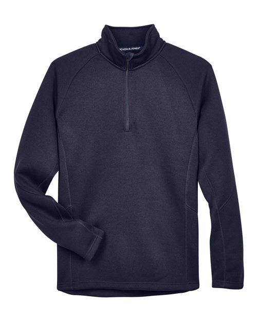 Devon & Jones Men's Bristol Sweater Fleece Quarter-Zip Pullover-1