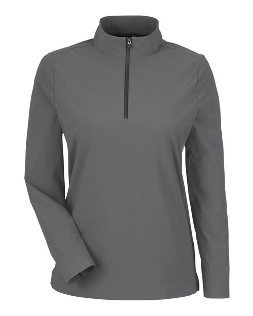 Devon & Jones Women's CrownLux Performance Windsor Welded Quarter-Zip Pullover-1