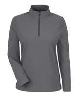 Devon & Jones Women's CrownLux Performance Windsor Welded Quarter-Zip Pullover-1