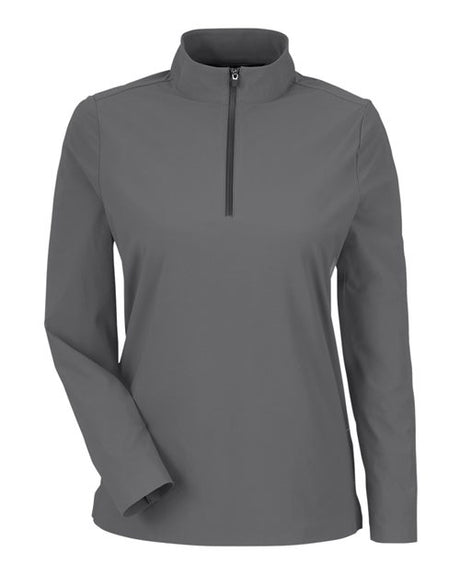 Devon & Jones Women's CrownLux Performance Windsor Welded Quarter-Zip Pullover-1