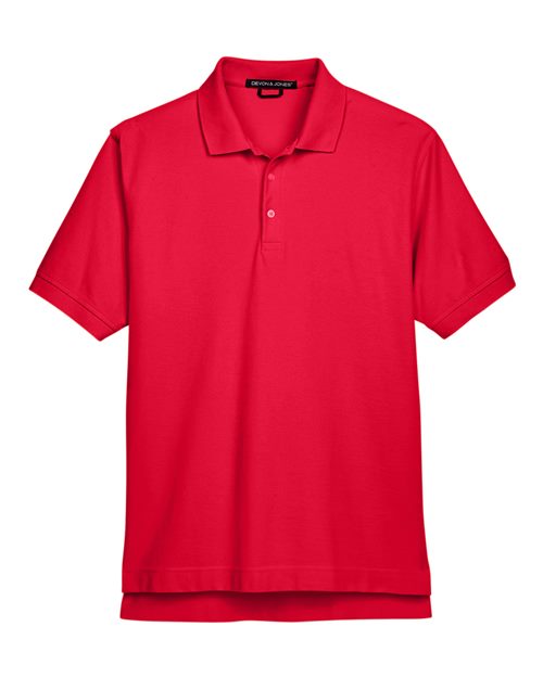 Devon & Jones Men's Pima Piqué Polo-1