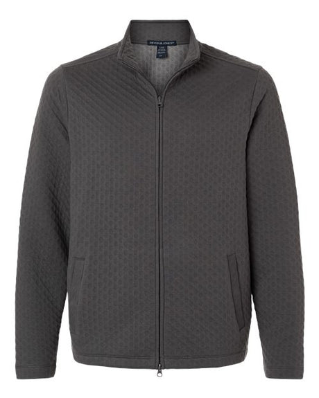 Devon & Jones Men's Berkley Textured Full-Zip Jacket-1