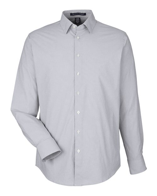 Devon & Jones Men's CrownLux Performance Microstripe Dress Shirt-1
