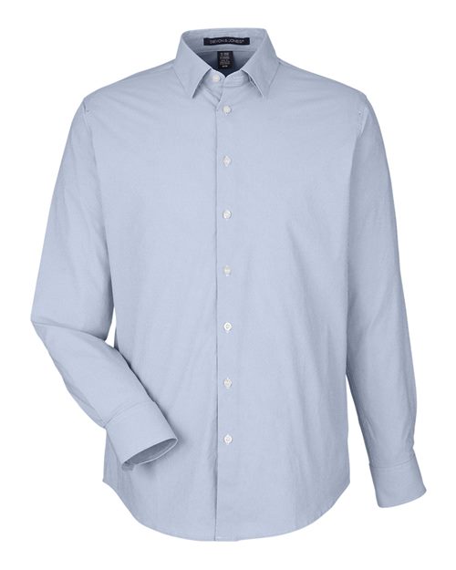 Devon & Jones Men's CrownLux Performance Microstripe Dress Shirt-1
