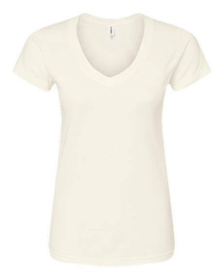 Tultex Women's Fine Jersey V-Neck T-Shirt-1