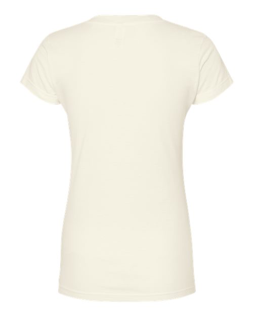 Tultex Women's Fine Jersey V-Neck T-Shirt-2