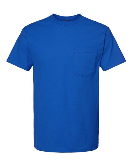 Tultex Men's Heavyweight Jersey Pocket T-Shirt-1