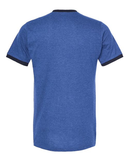 Tultex Men's Fine Jersey Ringer T-Shirt-2