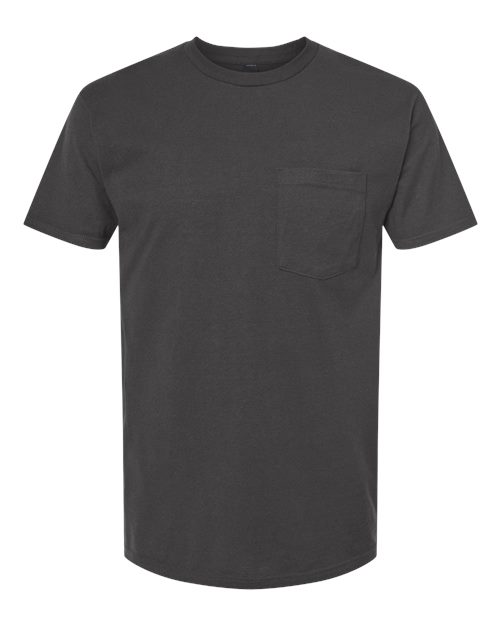 Tultex Men's Heavyweight Jersey Pocket T-Shirt-1