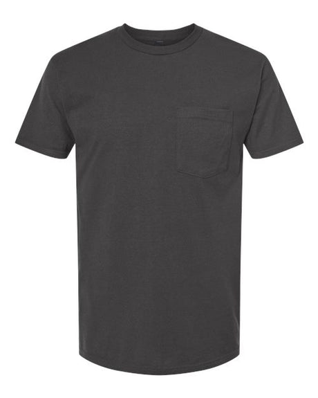 Tultex Men's Heavyweight Jersey Pocket T-Shirt-1