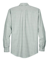 Devon & Jones Men's Crown Collection Banker Stripe Woven Dress Shirt-2