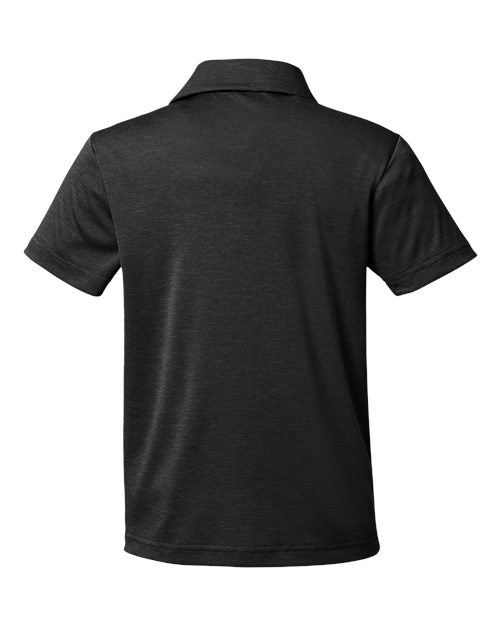 Team 365 Youth Zone Sonic Heather Performance Polo-2
