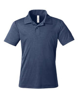 Team 365 Youth Zone Sonic Heather Performance Polo-1