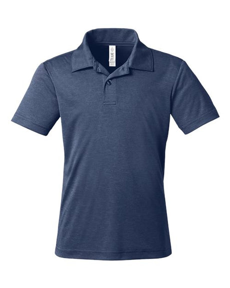Team 365 Youth Zone Sonic Heather Performance Polo-1