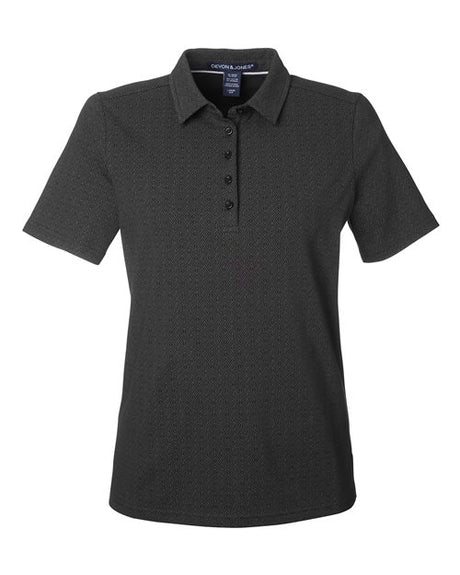 Devon & Jones Women's Crownlux Performance Geo Polo-1