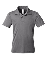 Team 365 Youth Zone Sonic Heather Performance Polo-1