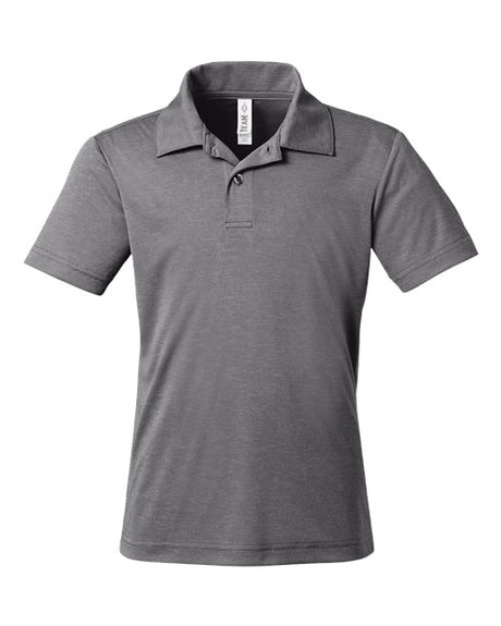 Team 365 Youth Zone Sonic Heather Performance Polo-1