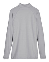 Devon & Jones Women's CrownLux Performance Clubhouse Micro-Stripe Quarter-Zip Pullover-2
