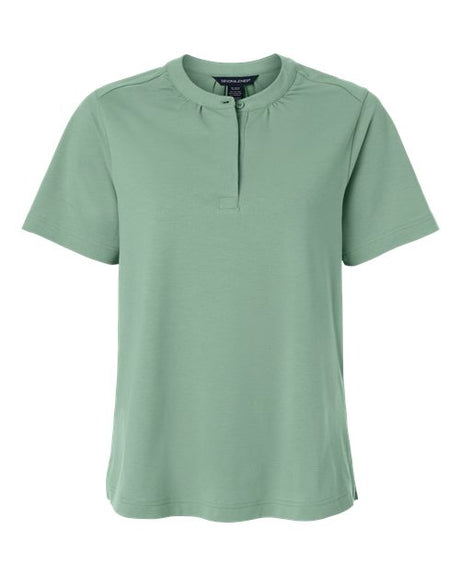 Devon & Jones Women's Seaton Pebble Textured Polo-1