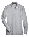 Harriton Men's Easy Blend Long Sleeve Polo-1