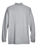 Harriton Men's Easy Blend Long Sleeve Polo-2