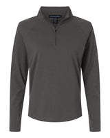 Devon & Jones Women's Seaton Pebble Textured Quarter-Zip Pullover-1