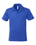 Team 365 Youth Zone Sonic Heather Performance Polo-1