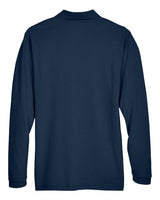 Harriton Men's Easy Blend Long Sleeve Polo-2
