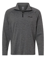 HUK Men's Airweight Heather Quarter-Zip Pullover-1