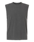 American Apparel Men's Heavyweight Cotton Garment-Dyed Mid-Length Muscle Tee-1
