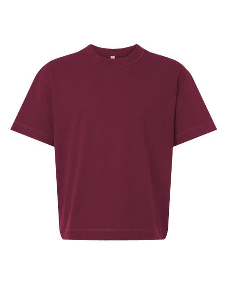 American Apparel Men's Heavyweight Cotton Mid-Length Tee-1