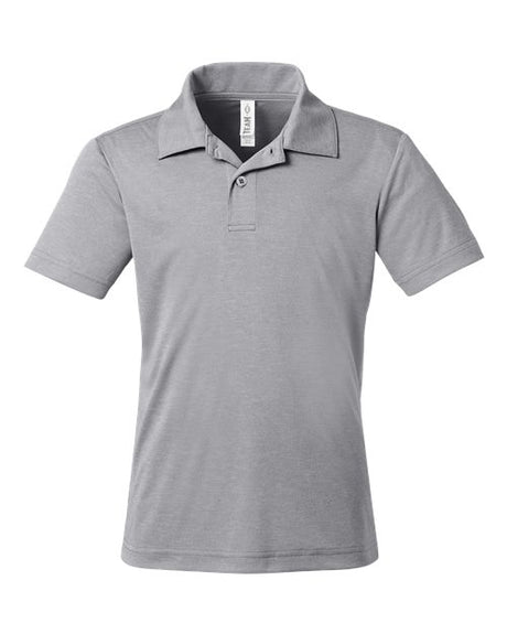 Team 365 Youth Zone Sonic Heather Performance Polo-1