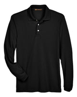Harriton Men's Easy Blend Long Sleeve Polo-1