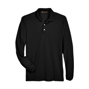Harriton Men's Easy Blend Long Sleeve Polo-1