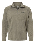HUK Men's Airweight Heather Quarter-Zip Pullover-1