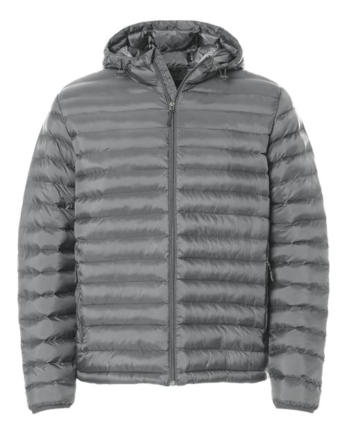 Weatherproof Men's Lightweight Poly-filled Hooded Puffer Jacket-1