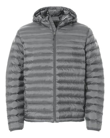 Weatherproof Men's Lightweight Poly-filled Hooded Puffer Jacket-1