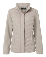 Weatherproof Women's Mixed Media Chevron Jacket-1