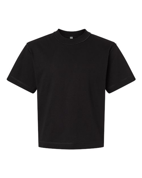 American Apparel Men's Heavyweight Cotton Mid-Length Tee-1