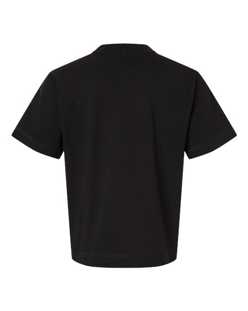American Apparel Men's Heavyweight Cotton Mid-Length Tee-2