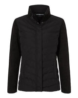 Weatherproof Women's Mixed Media Chevron Jacket-1
