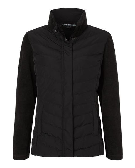 Weatherproof Women's Mixed Media Chevron Jacket-1