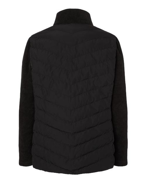 Weatherproof Women's Mixed Media Chevron Jacket-2