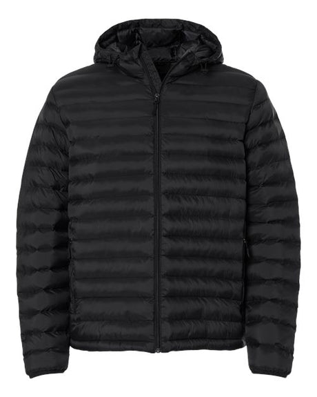 Weatherproof Men's Lightweight Poly-filled Hooded Puffer Jacket-1