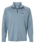 HUK Men's Airweight Heather Quarter-Zip Pullover-1