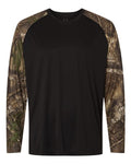 RealTree Men's Realtree Performance Colorblocked Long Sleeve T-Shirt-1