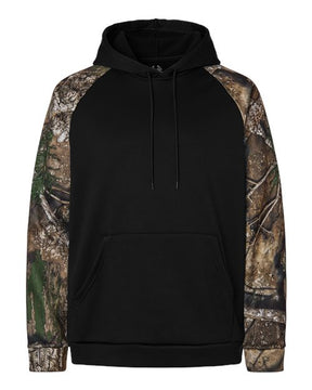 RealTree Men's Realtree Performance Colorblocked Hooded Sweatshirt-1