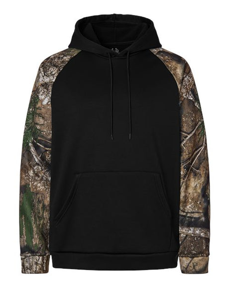 RealTree Men's Realtree Performance Colorblocked Hooded Sweatshirt-1