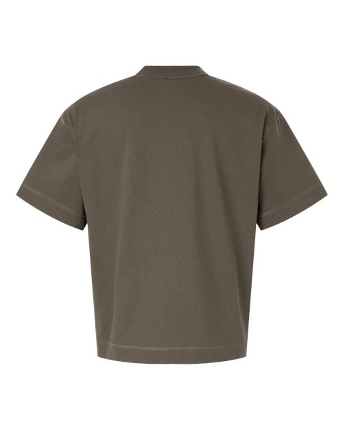 American Apparel Men's Heavyweight Cotton Mid-Length Tee-2